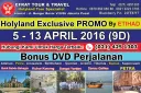 HOLYLAND TOUR INDONESIA 5 - 13 April 2016 Israel - Jordan   PETRA by ETIHAD AIRWAYS 