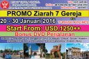 TOUR KE TURKI 20 - 30 Januari 2016 ziarah 7 gereja PROMO by TURKISH AIRLINES
